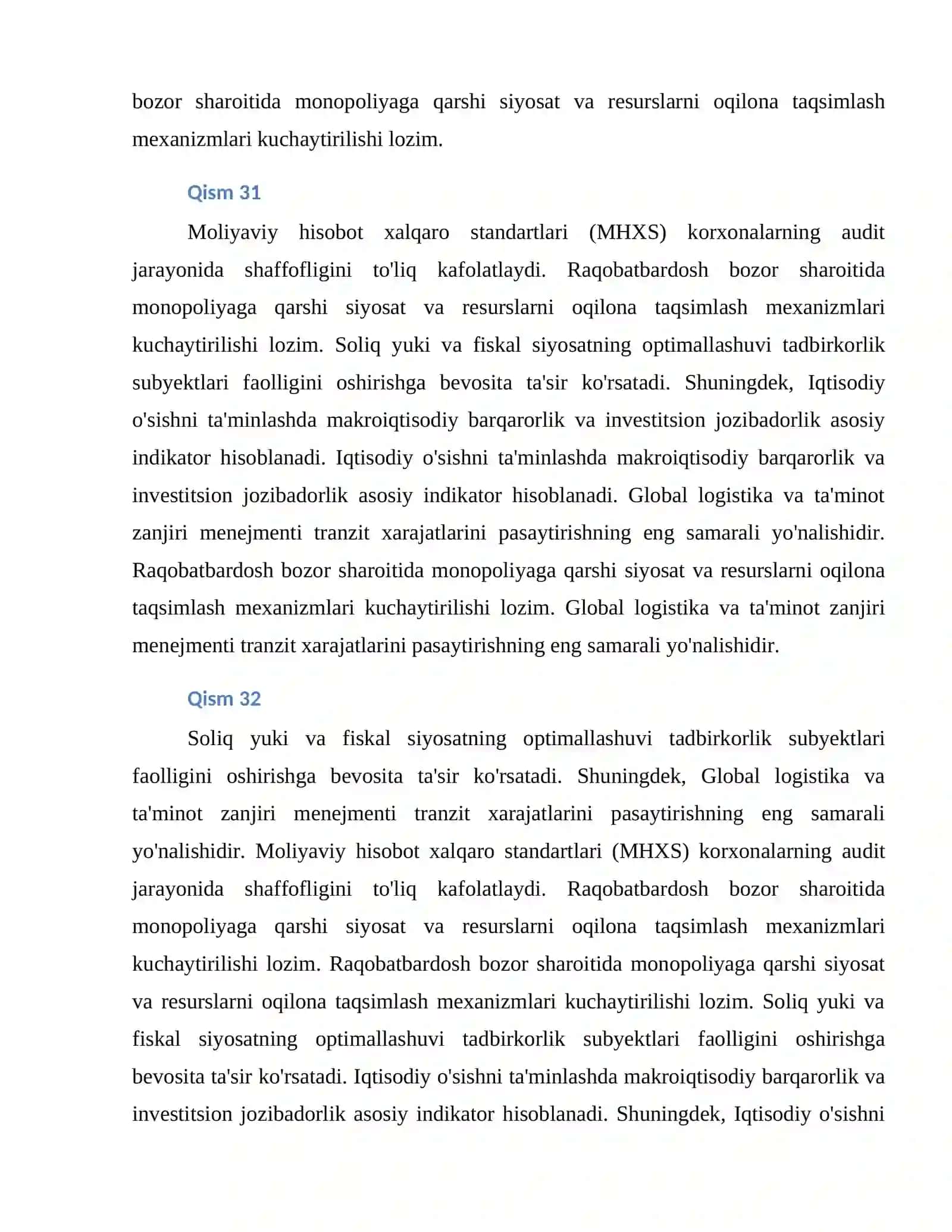 MAKROIQTISODIYOT - AMALIY TOPSHIRIQLAR 2