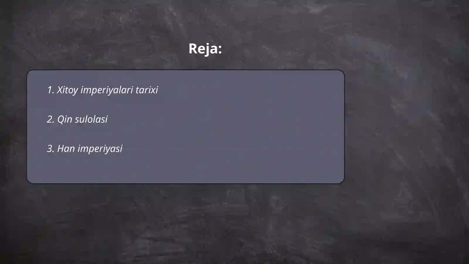 Xitoy imperiyalari 2