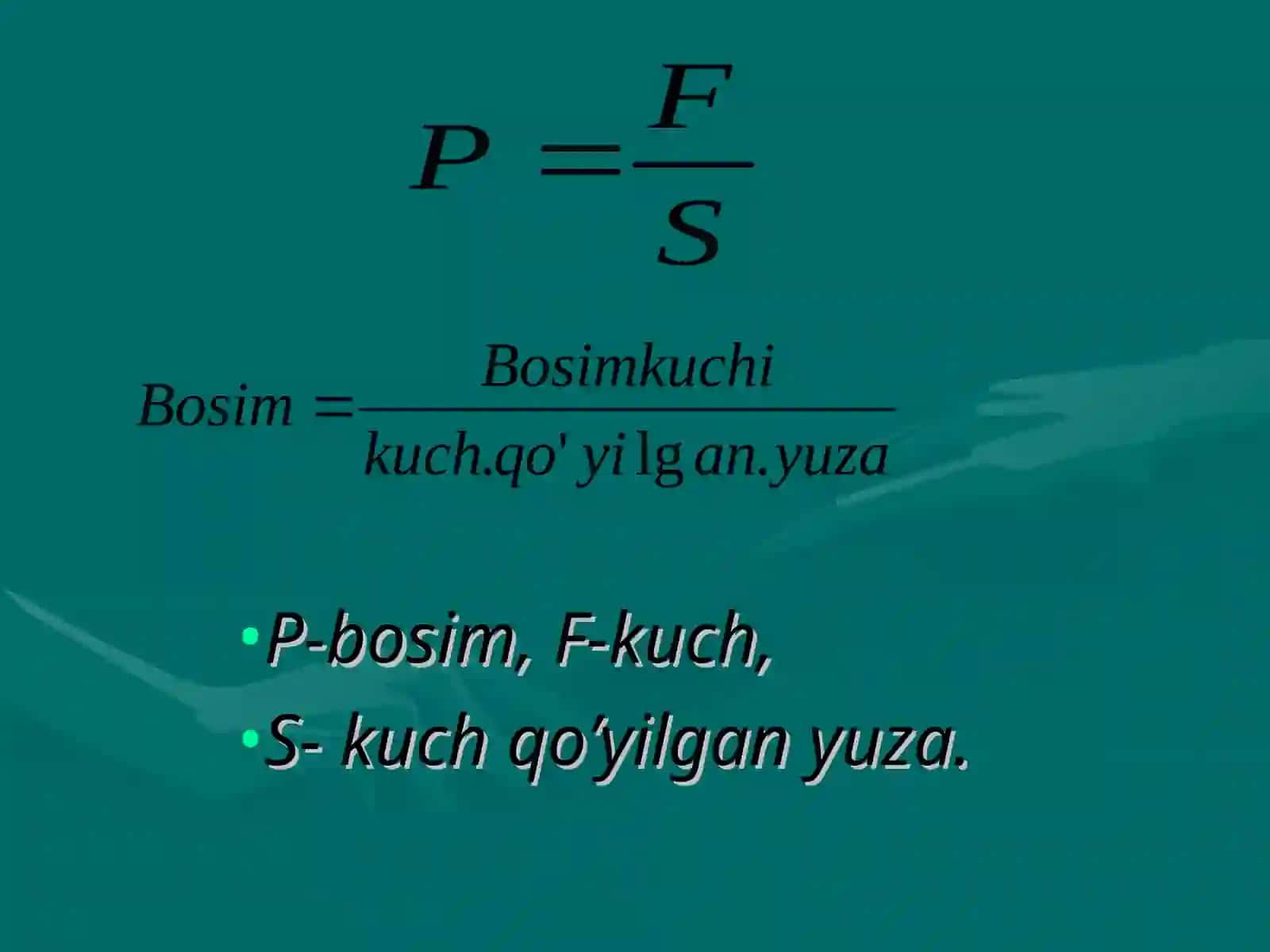 Fizika katta to'g'ri kuchlar 2