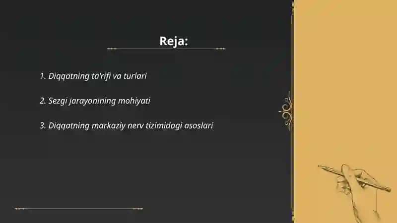 Diqqat va sezgi haqida 2