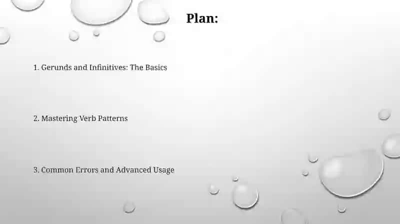 Verb+ -ingforms and infinitives 2
