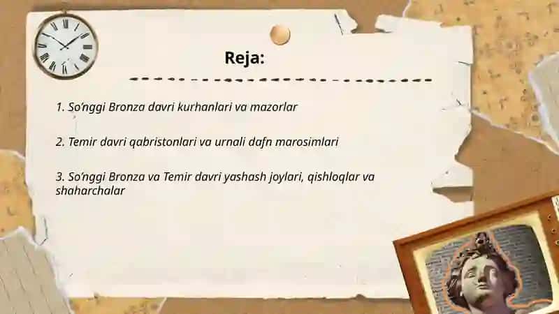 So’nggi Bronza davri va Temir davri yodgorliklari 2