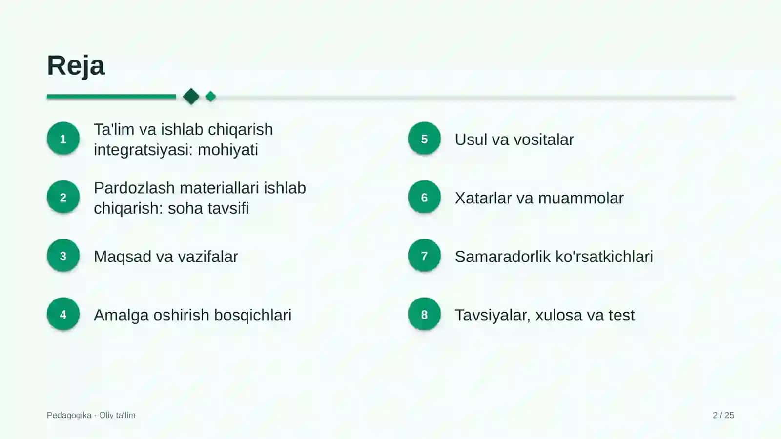 pardozlash materiallari ishlab chiqarishda ta'lim va ishlab chiqarish integratsiyasi 4946 2