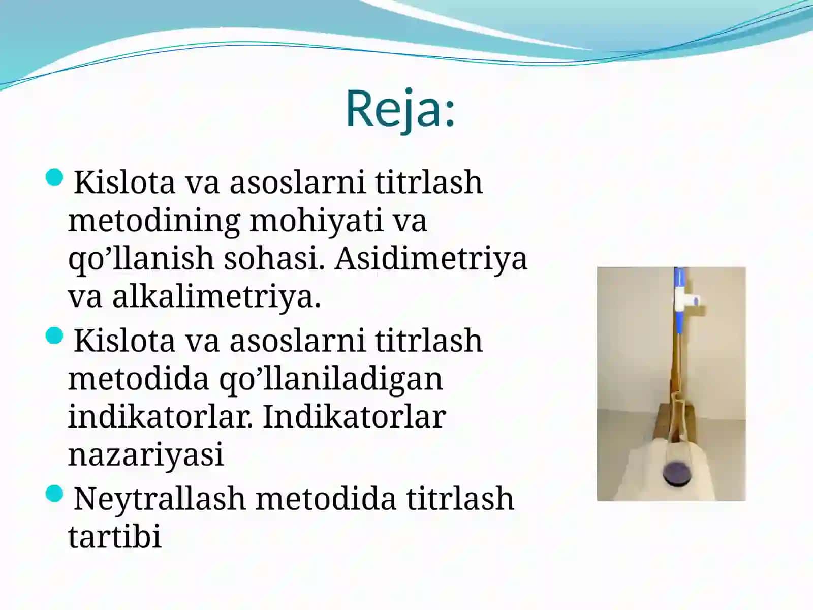 Oksidamitrik titrlash metodlari 2