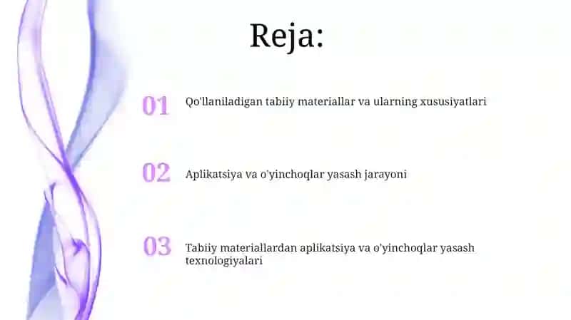 Tabiiy matrriallardan appilikatsiya va oʻyinchoqlar yasash texnologiyasi 2