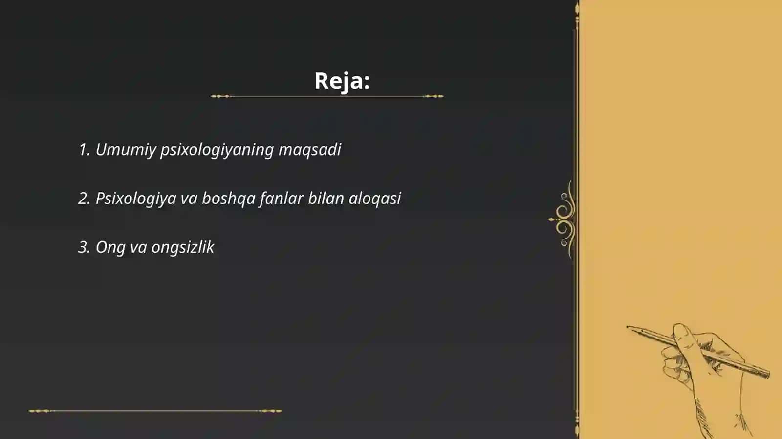 Umumiy Psixologiya Haqida Tushuncha 2