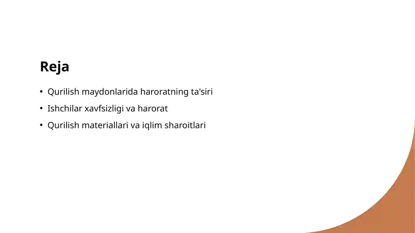 Qurilish maydonlari va haroratning ta'siri 2