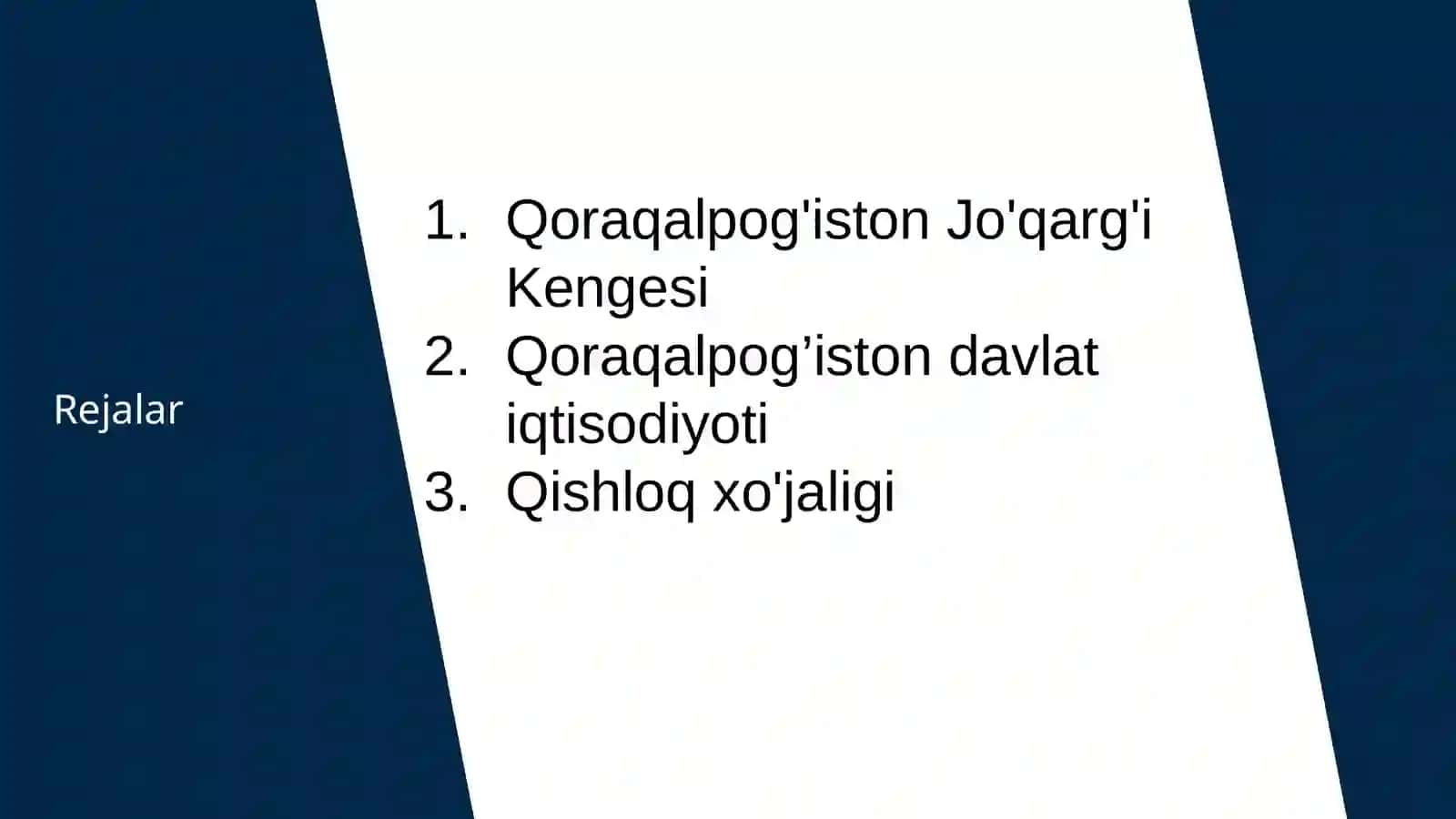 Qoraqalpog'iston Respublikasi 2