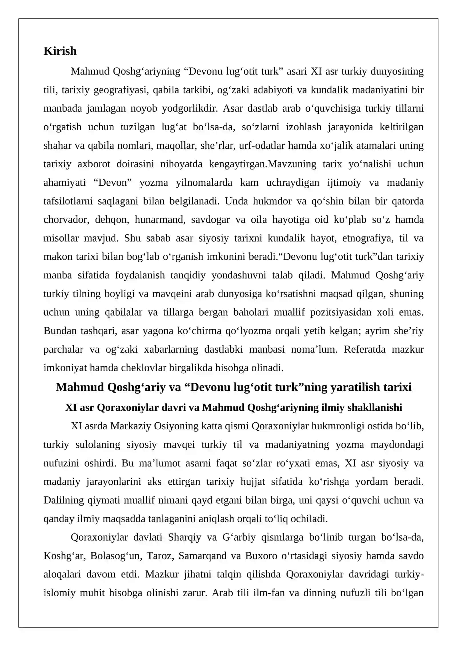 Mahmud Qoshg‘ariy "Devonu lug‘otit turk" asari 2