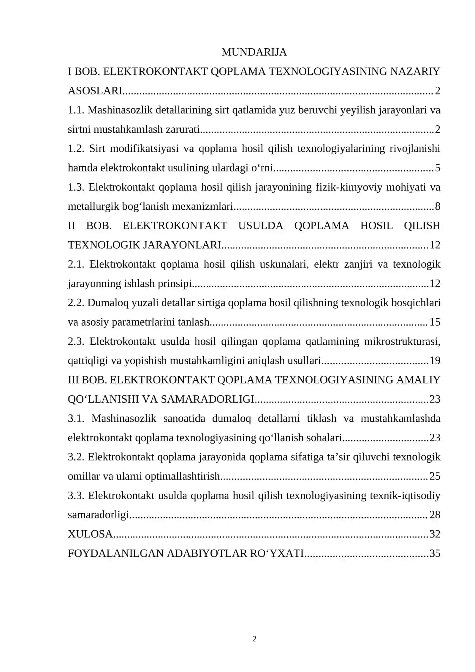 ELEKTROKONTAKT USULDA DUMALOG` YUZALI DETALLAR SIRTIGA QOPLAMA 2