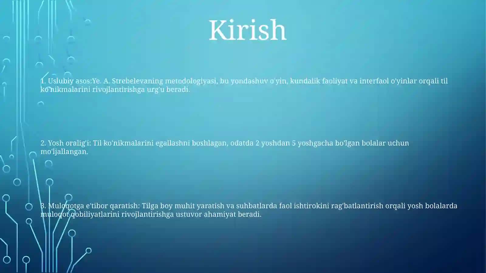 Ye. A Strebeleva Metodikasi Asosida Ilk Yoshdagi Bolalarni O'Rganish 2