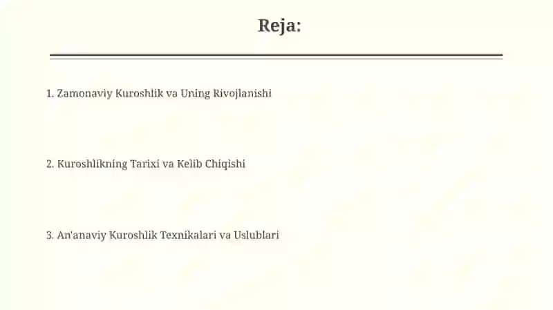 Xalq hunarmandchiligida Quroqchilik san'ati 2