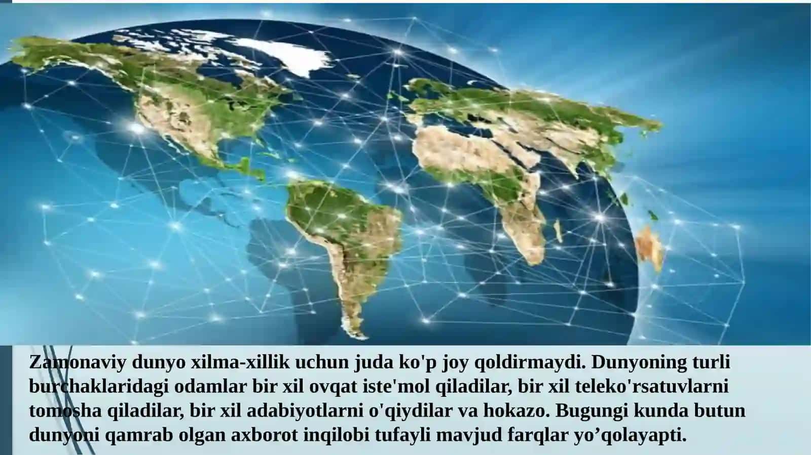 Globallashuv va Barqaror Taraqqiyot Falsafasi 2