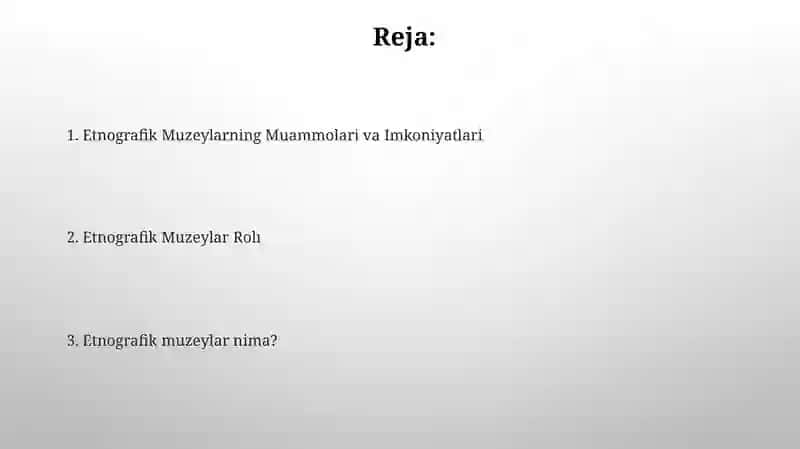Etnografik Muzeylar Rolı 2