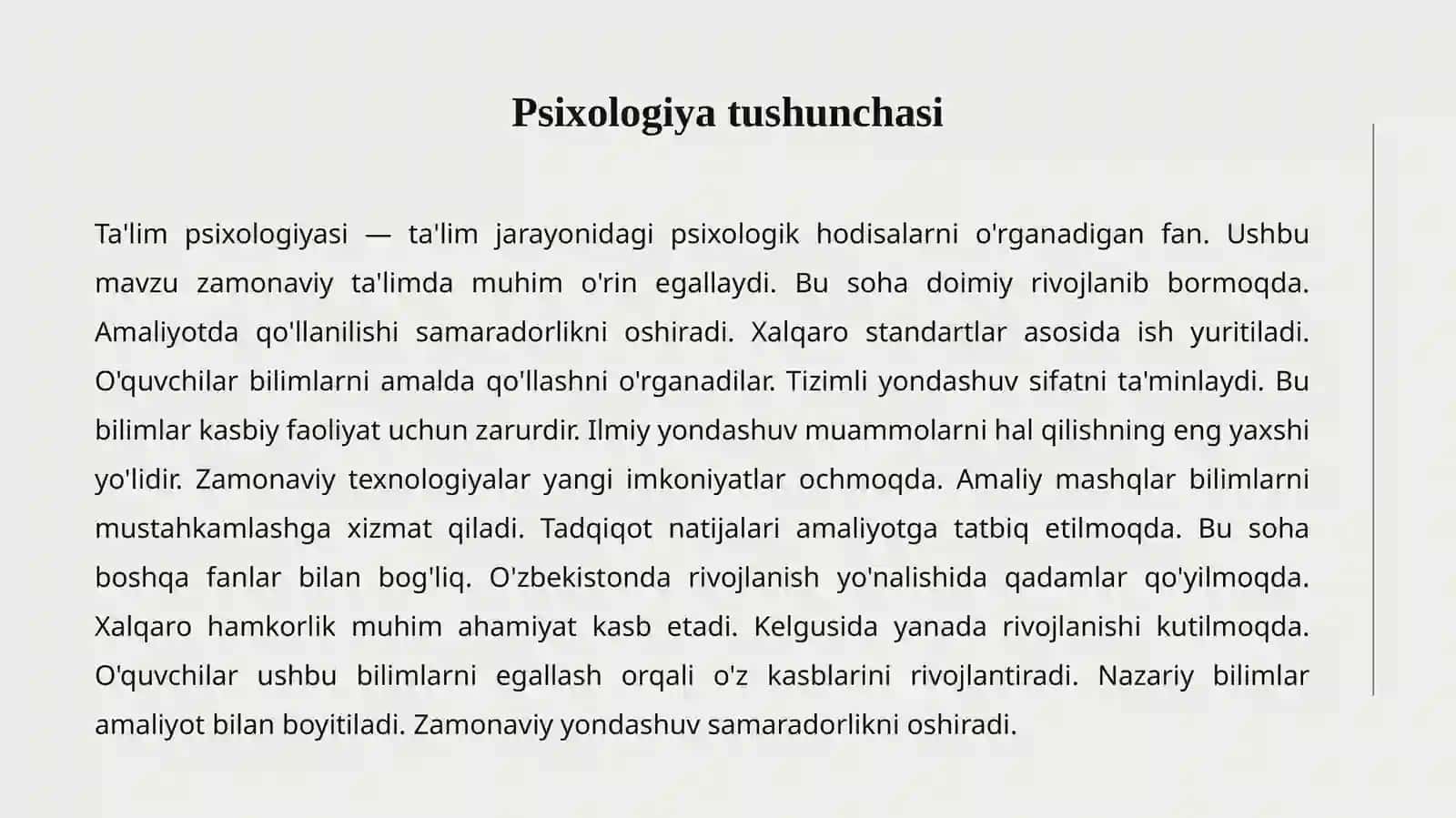 Ta'lim psixologiyasi 2