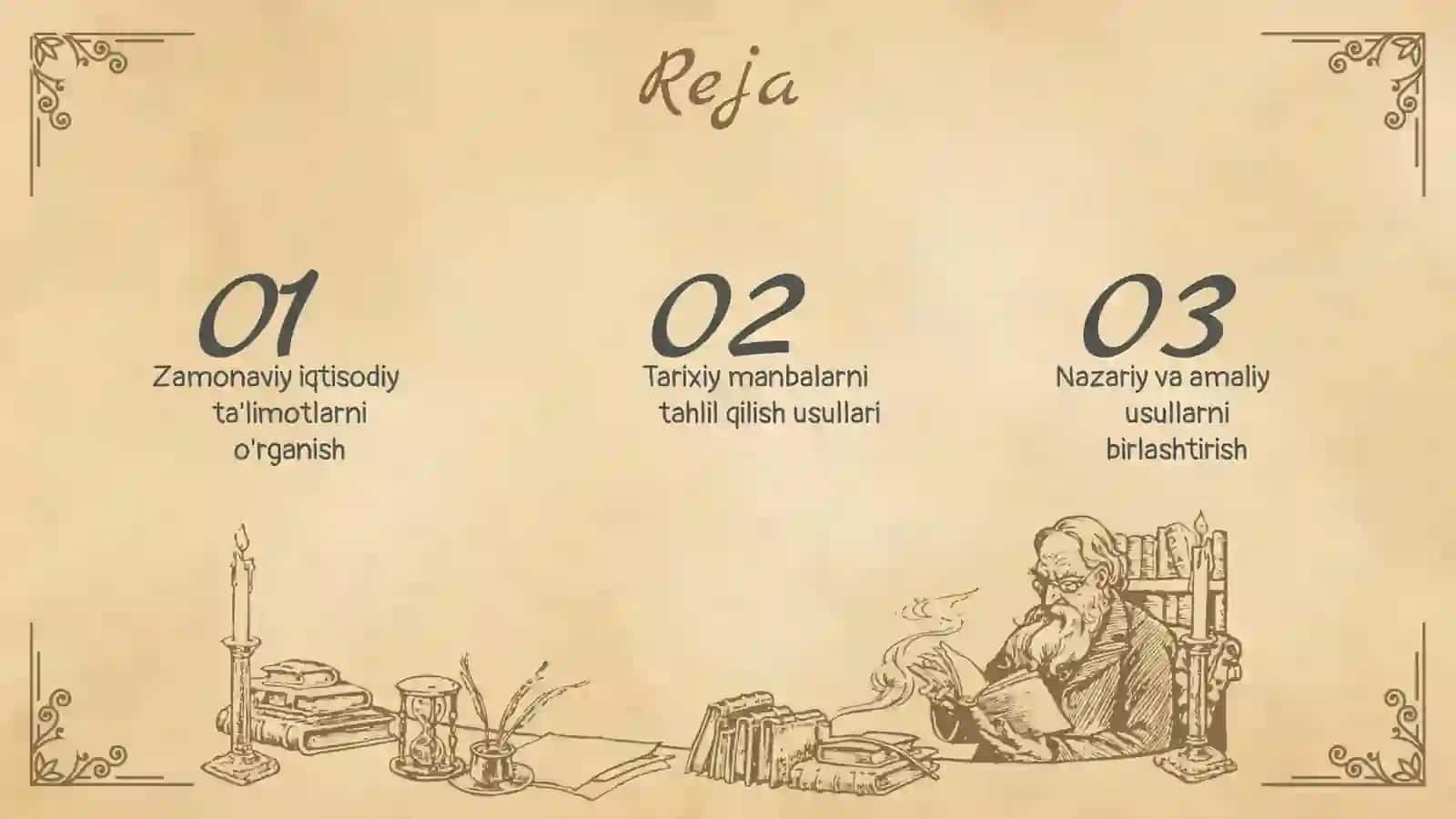 Iqtisodiy ta'limotlar tarixi fanini o'rganish uslublari 2