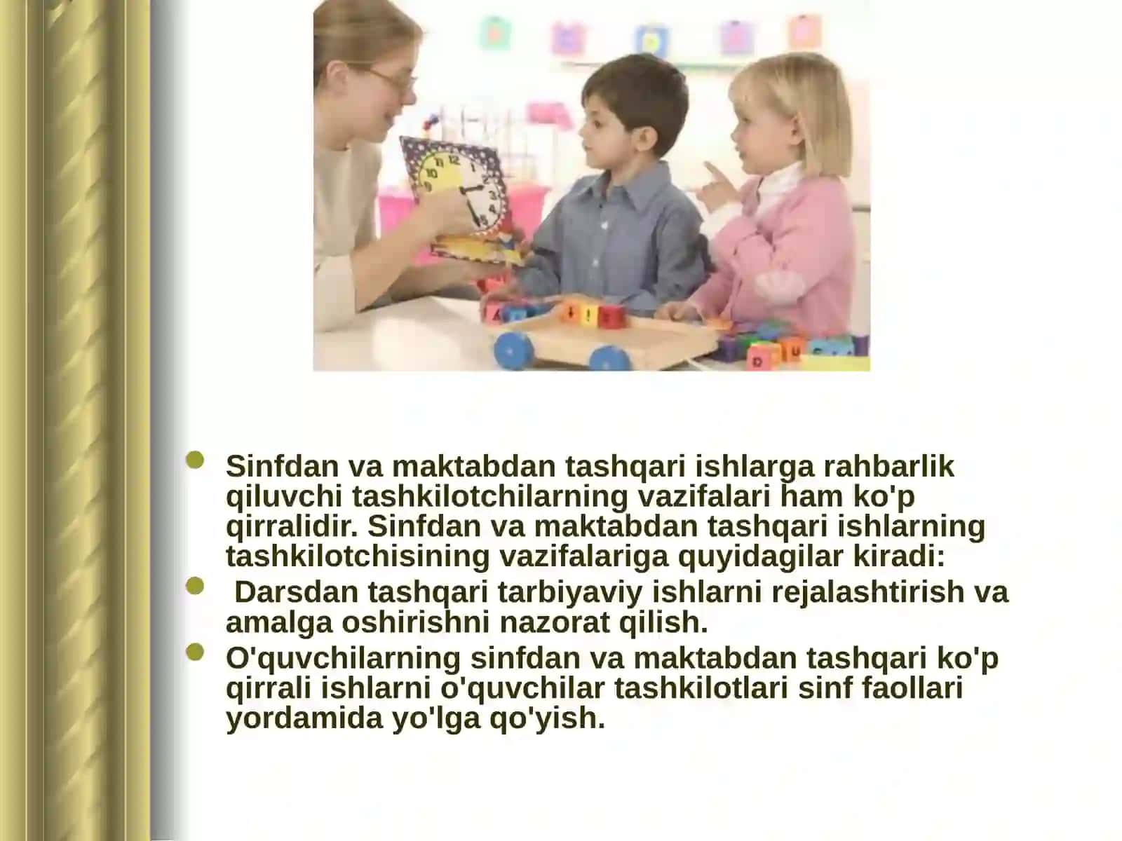 Tarbiyaviy ishlarni tashkilotish uslubi 2