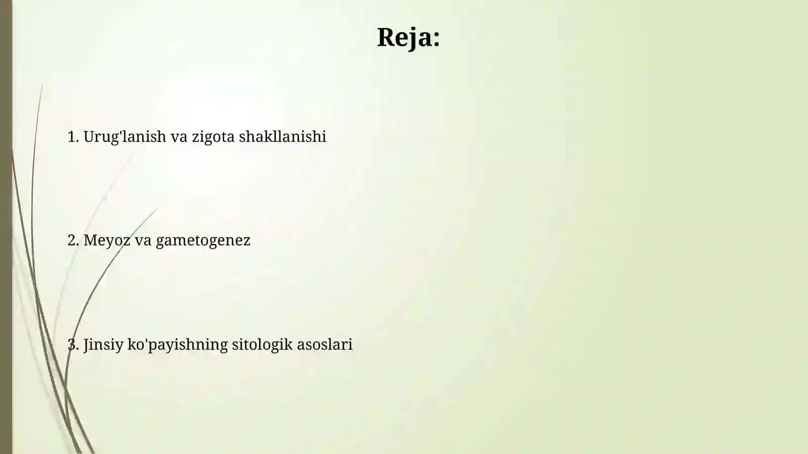 Jinsiy koʻpayishning sitologik asoslari 2