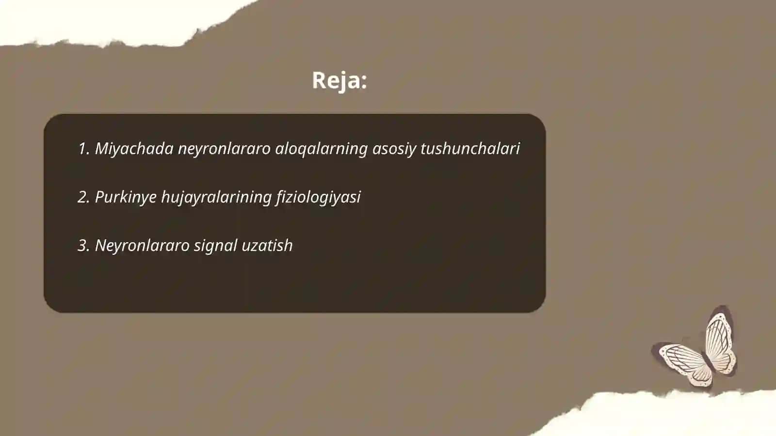 Miyacha neyronlararo aloqalar 2