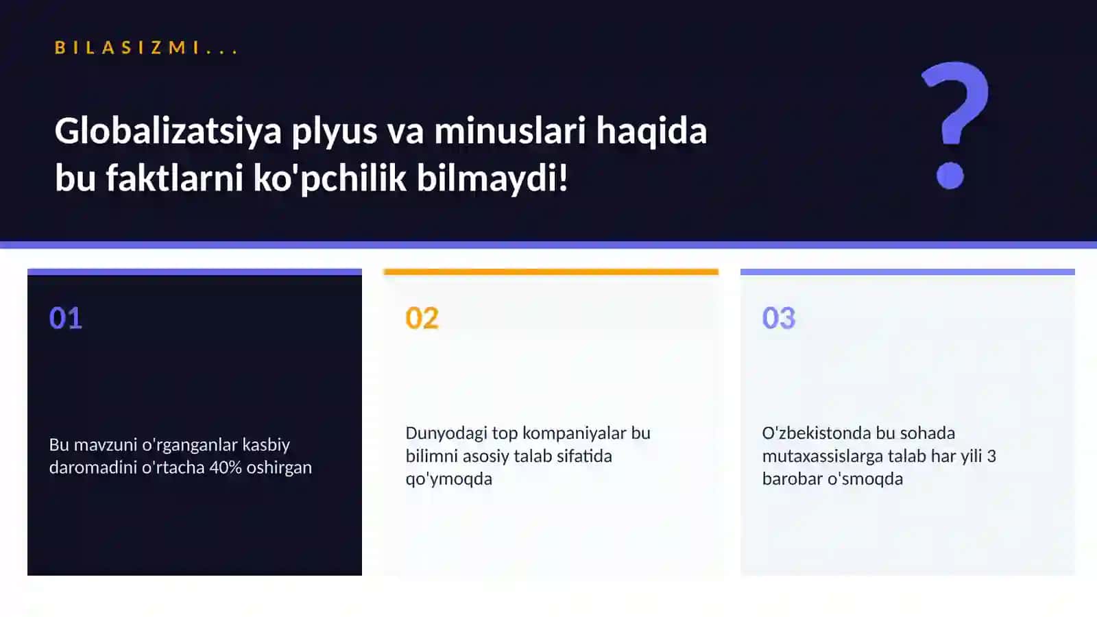 Globalizatsiya plyus va minuslari 2