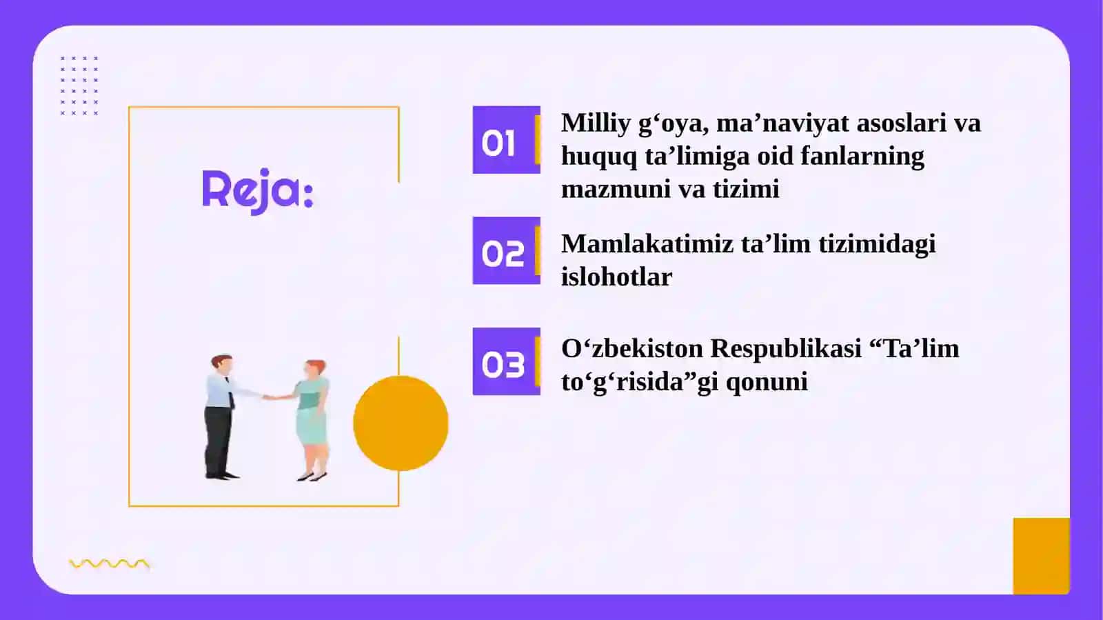 Milliy g‘oya, ma’naviyat asoslari va huquq fanlarini o‘qitishning nazariy-huquqiy va pedagogik asoslari 2