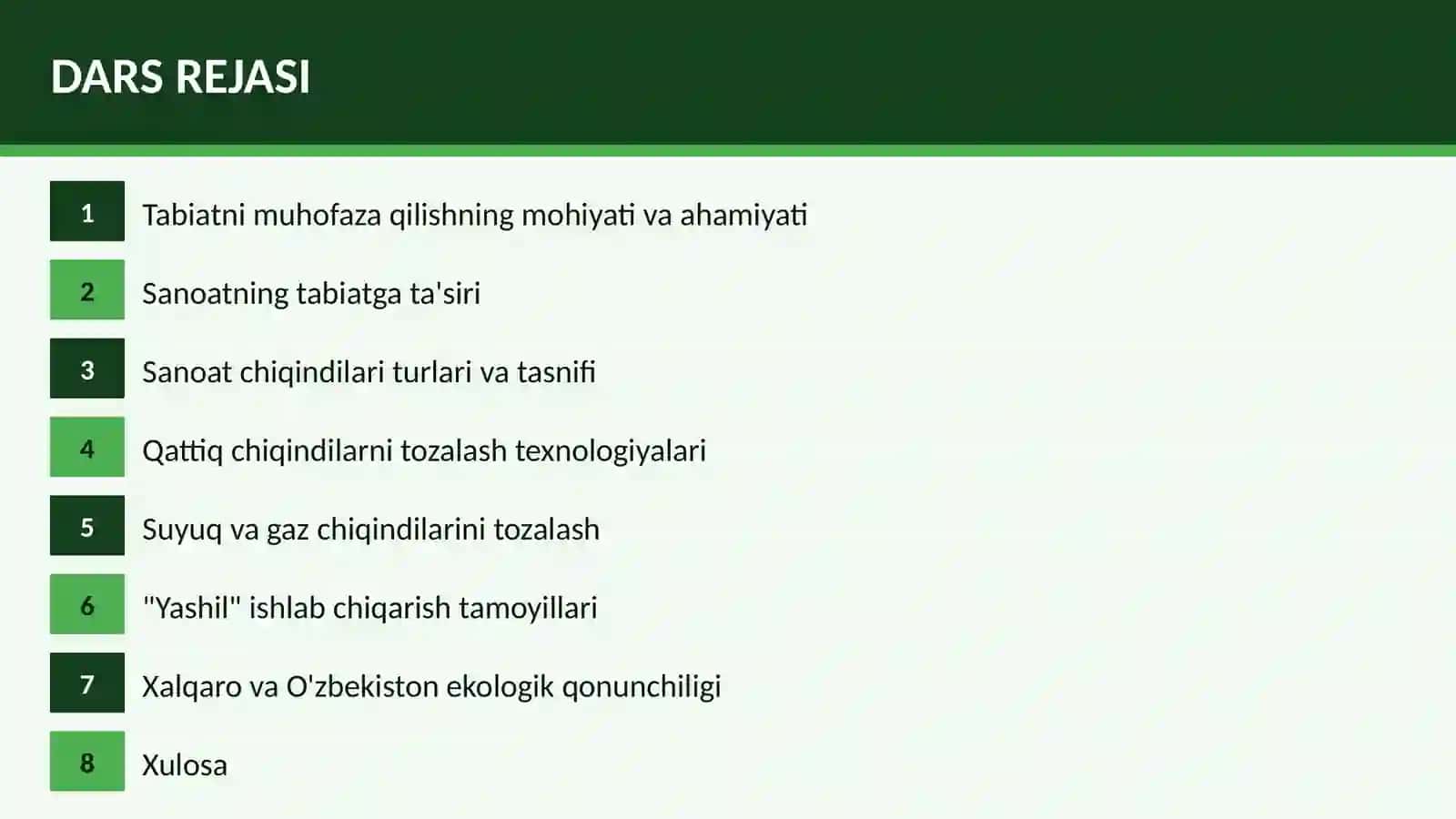 Sanoat chiqindilarni tozalash texnologiyalari 2