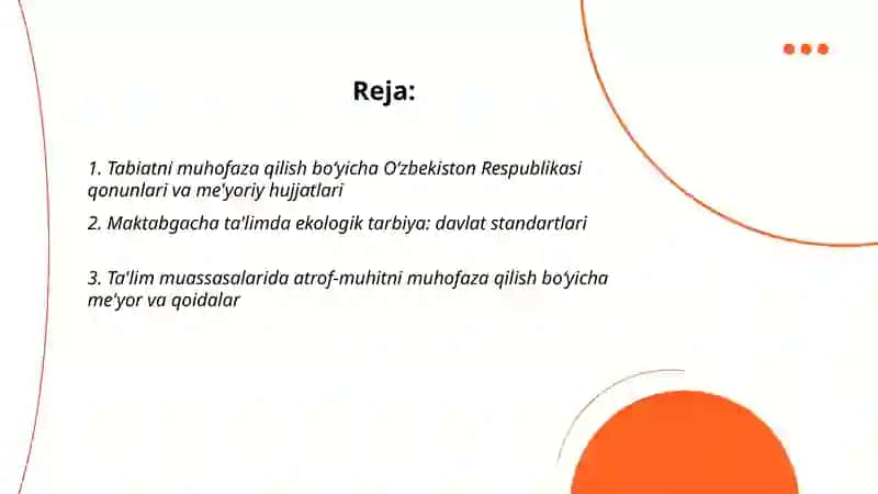 Tabiatni muhofaza qilish masalalari 2