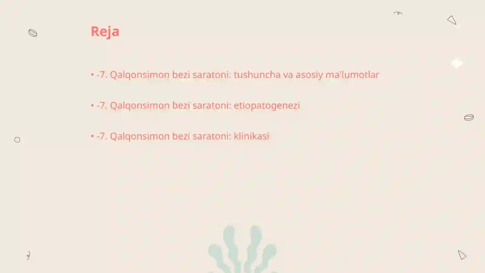 Qalqonsimon bezi saratoni 2