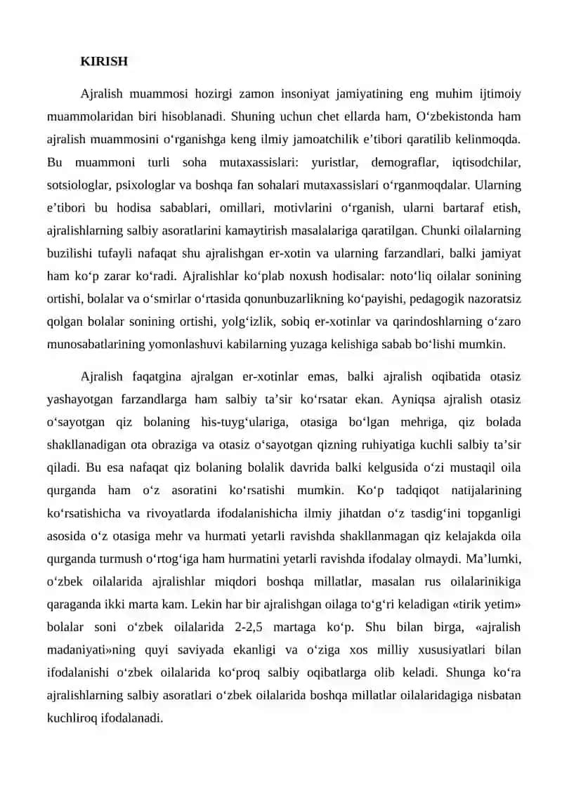 Ajralish sotsial muommo sifatida 2