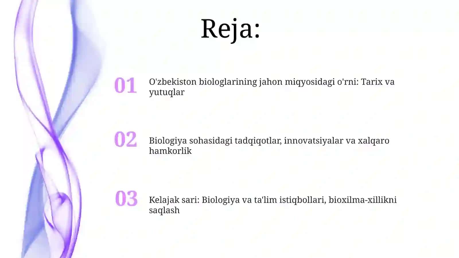 O'zbekiston biologlarining jahon miqyosidagi o'rni: Tarix va yutuqlar 2