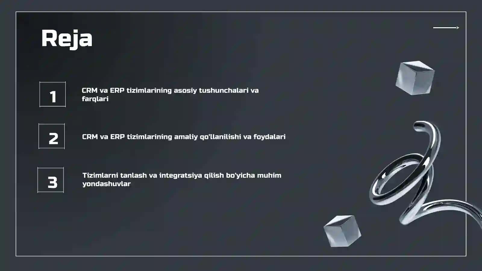 CRM va ERP tizimlari 2
