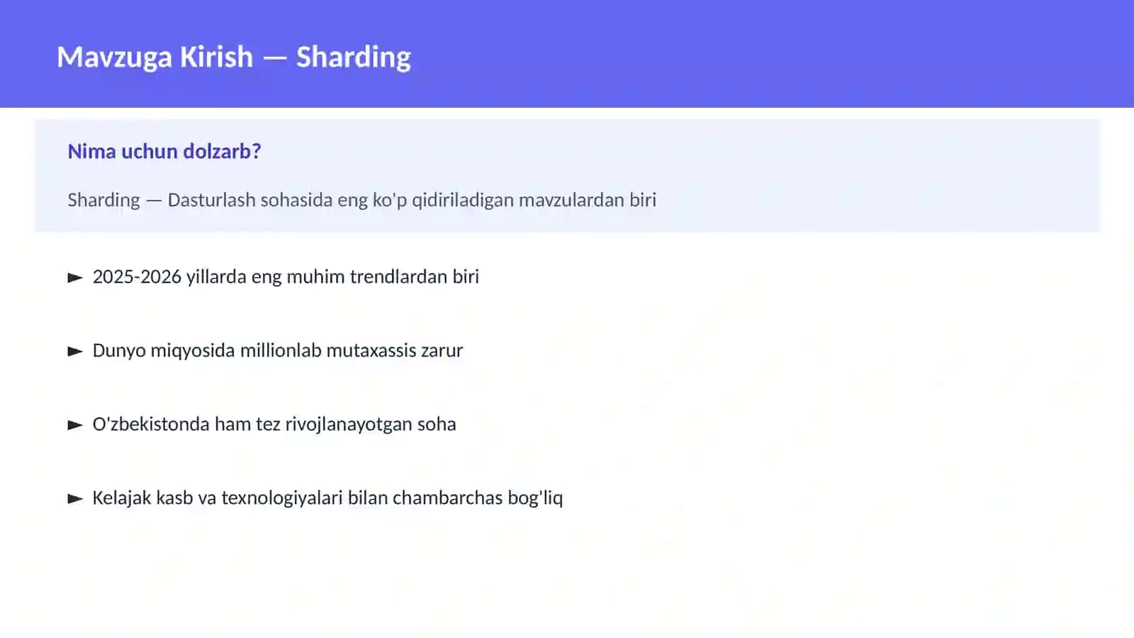 Sharding 2