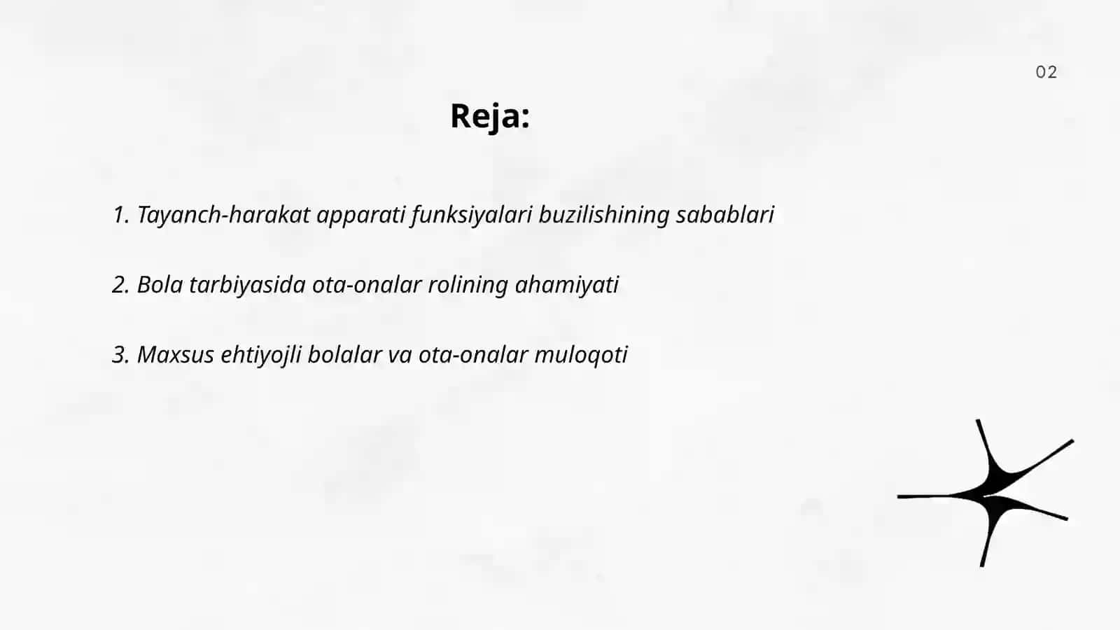 Tayanch-harakat apparati funksiyalari buzilgan bolani tarbiyalashda ota-onalarning roli 2