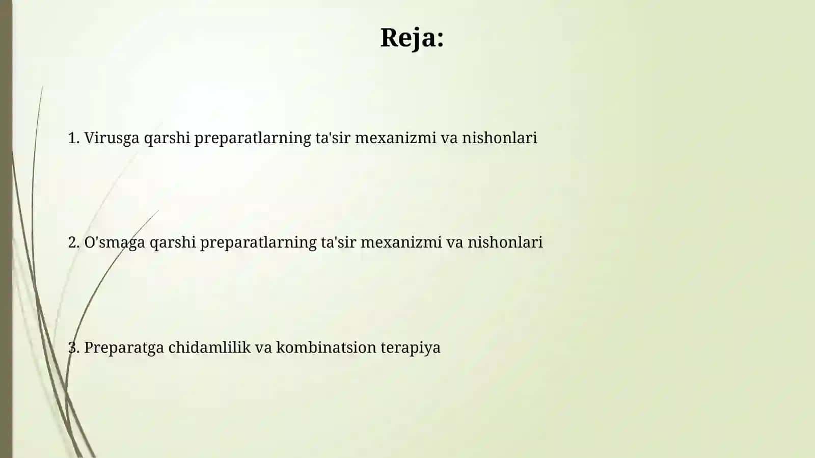 Viruslargava.o'smalargaqarshidorivositalarnita'sirmexanizmi 2