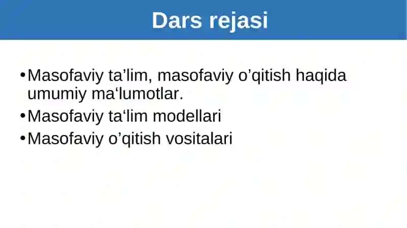 TARBIYAVIY ISHLAR METODIKASI FANIDAN TAQDIMOT 2