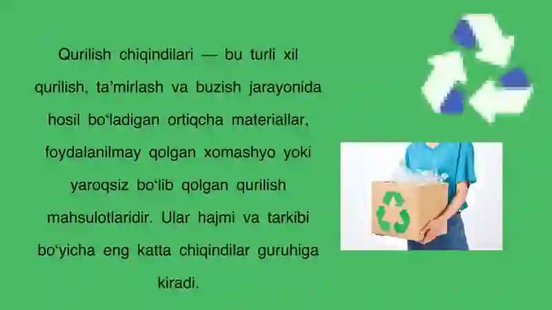 Qurilish chiqindilari 2