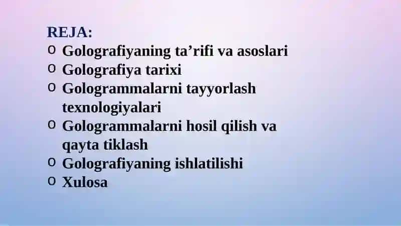 Golografiyavauningishlatilishi 2