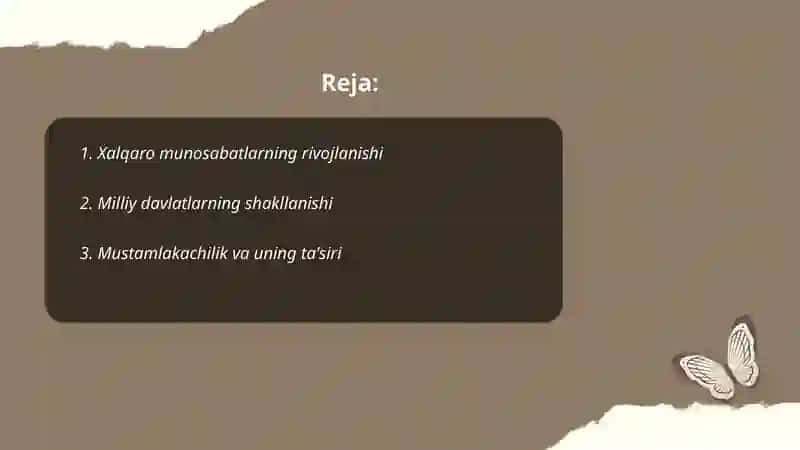 Jahon siyosiy xaritasining shakllanish bosqichlari 2