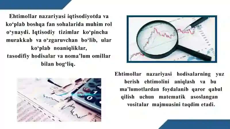 Ehtimol tushunchasi va uning turlari 2