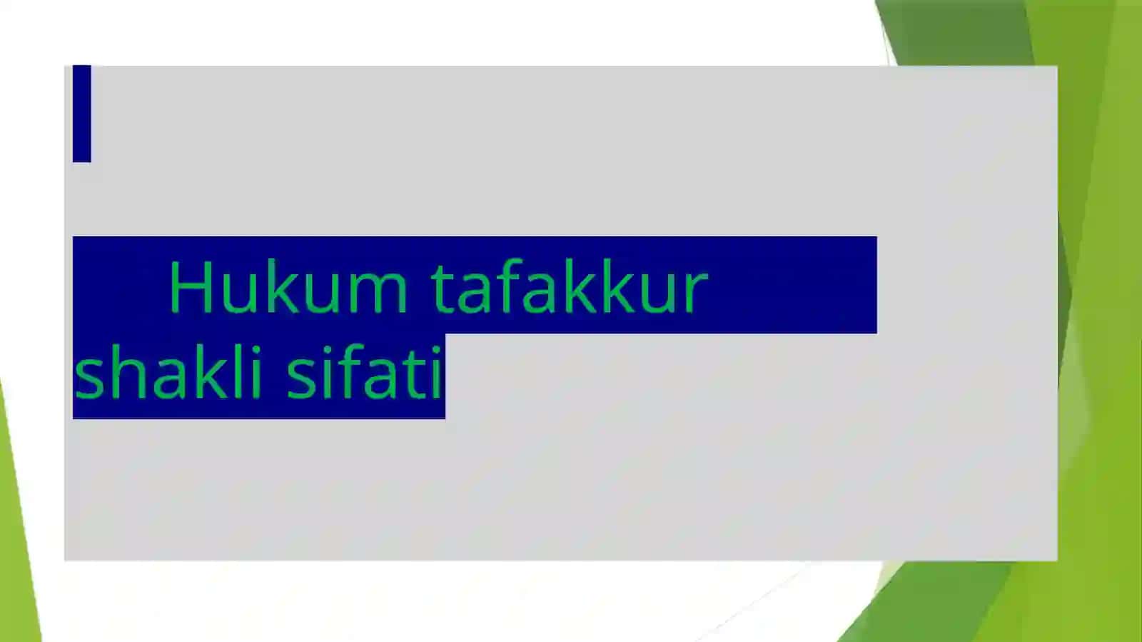 FALSAFA FANIDAN “HUKUM TAFAKKUR SHAKLI SIFATIDA” MAVZUSIDA YOZGAN MUSTAQIL ISHI TAQDIMOTI 2
