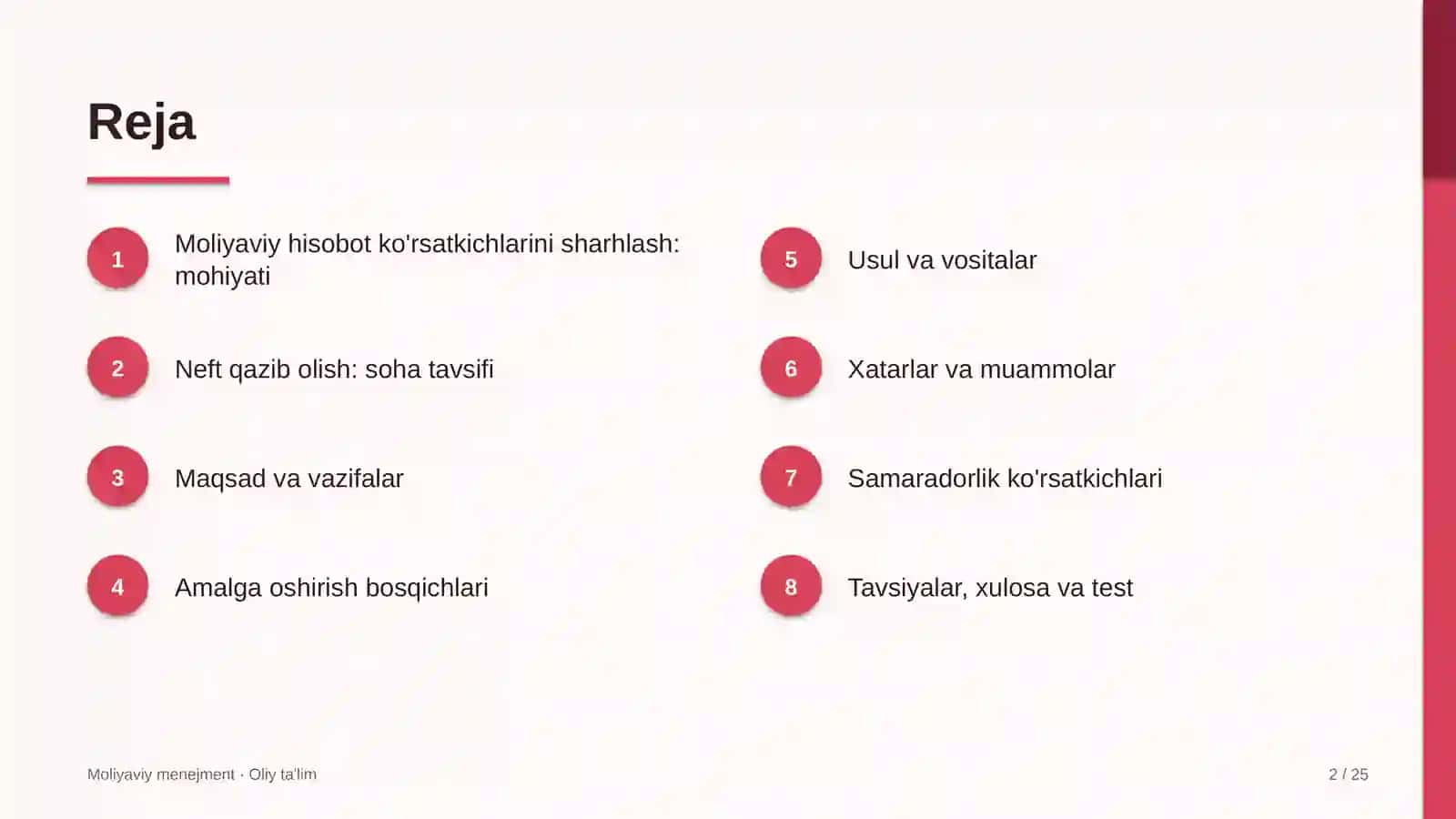 neft qazib olishda moliyaviy hisobotdagi muhim ko'rsatkichlarni sharhlash 5049 2
