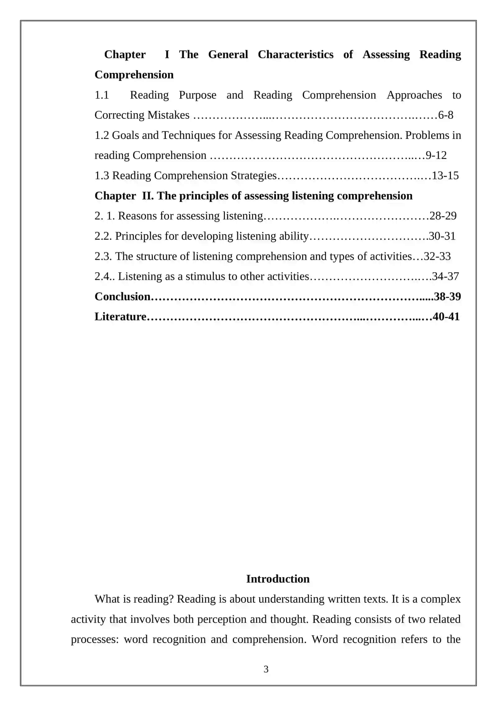 “STRATEGIES FOR ASSESSING THE READING AND LISTENING SKILLS OF A2 LEVEL STUDENTS” MAVZUSIDAGI KURS ISHI 2