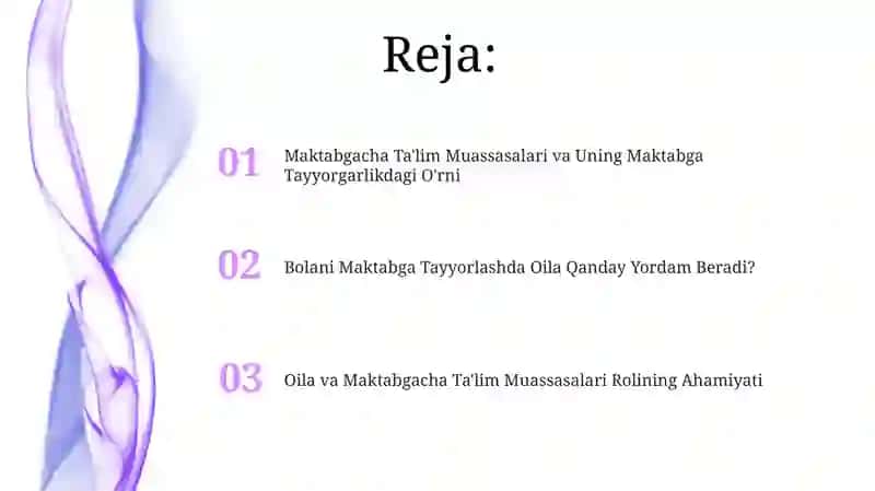 Bolani maktabga tayyorlashda oila va Mttning oʻrni 2