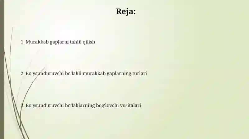 Ergash gapli qoʻshma gaplar 2