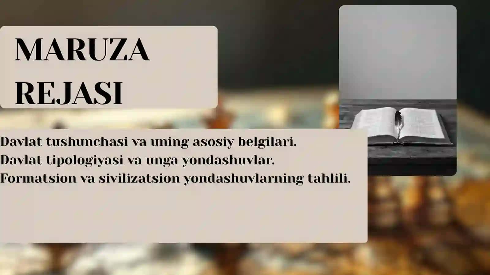 Davlat tushunchasi va tipologiyalari 2