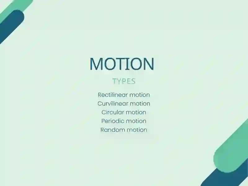 Types of Motion 2