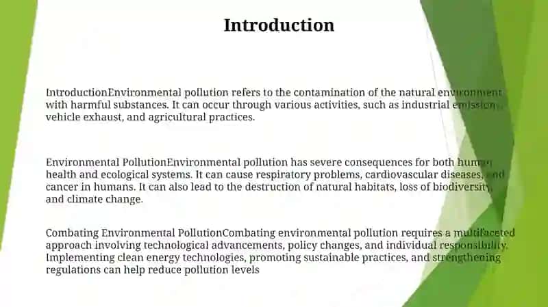 Environmental Pollution 2