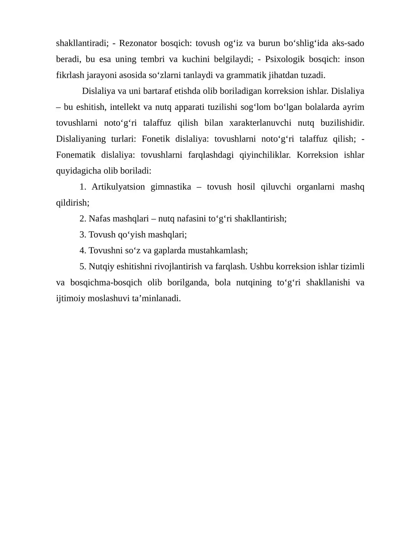Logopediya fanining maqsadi, vazifalari 2