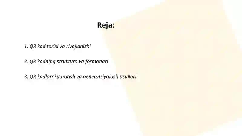 QR kodlar. Taqiladigan hisoblash qurilmalari 2
