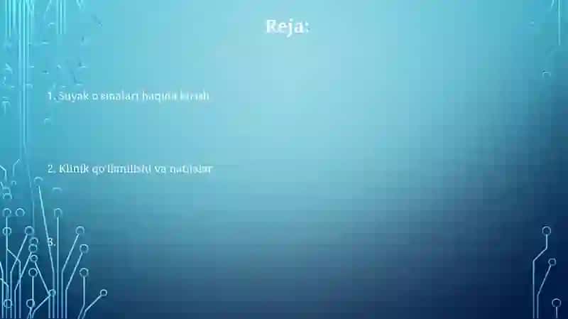 Suyak o'smalarinig imunagista himik mezonlari 2
